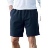 Men's Big & Tall Comfort Fleece Shorts by KingSize in Navy (Size 7XL)